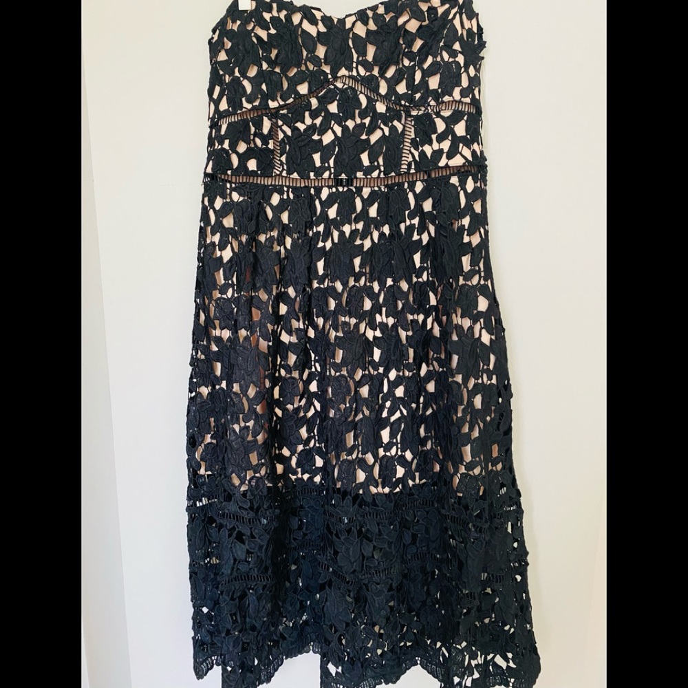 Black Strapless Dress